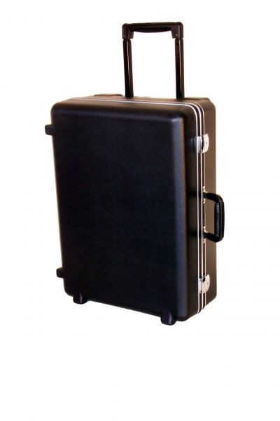 696 Wheeled Carrying Case with handle extended